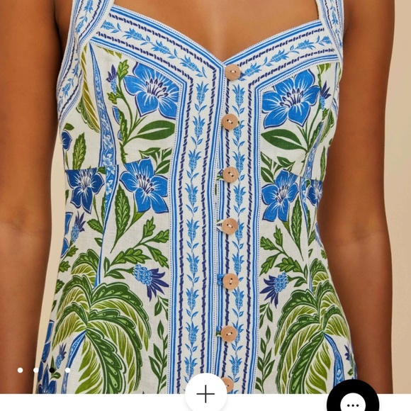 FARM Rio Tropicance Linen Mini Dress - Picture 3 of 6